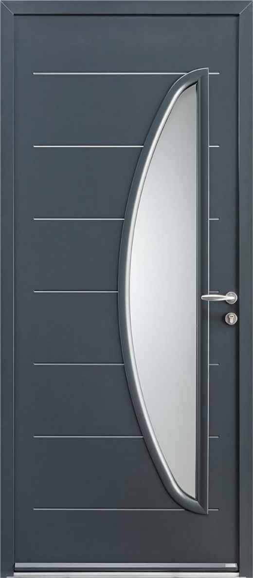 Porte d'entrée Acier Hexagone -