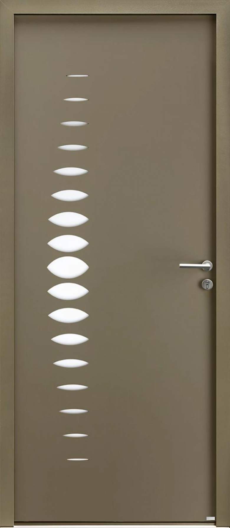 Porte d'entrée Aluminium Abysse -