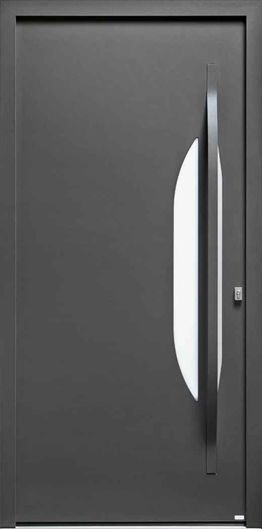 Porte d'entrée Aluminium Azur -