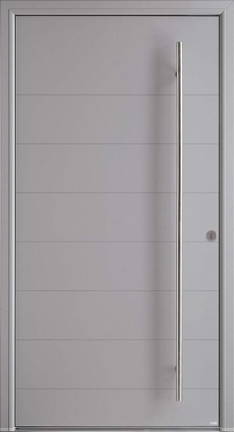 Porte d'entrée Aluminium Phosphore -
